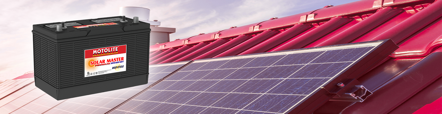 The best Solar Storage Batteries for your solar panel systems from Motolite.