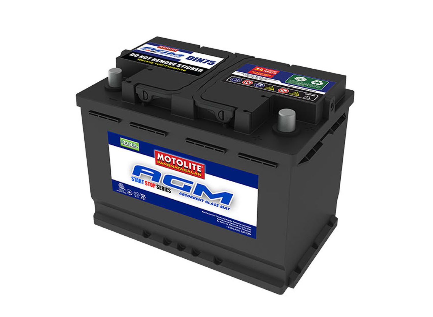 AGM car battery replacement - Motolite's Excel AGM battery