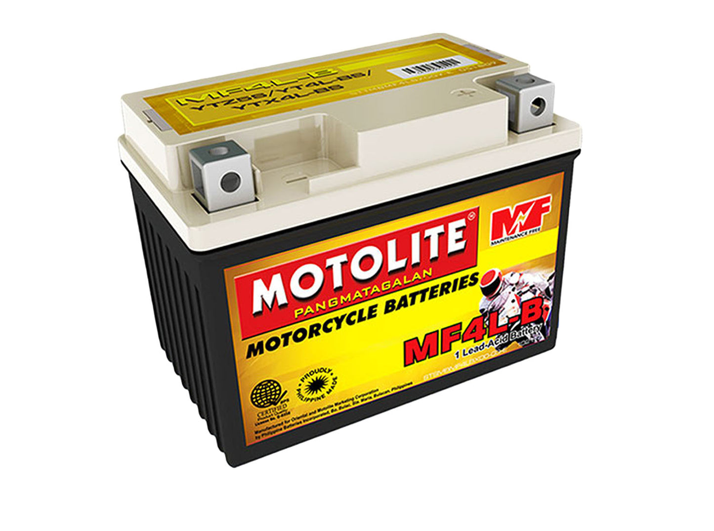 Motolite Motorcycle Battery-Maintenance Free